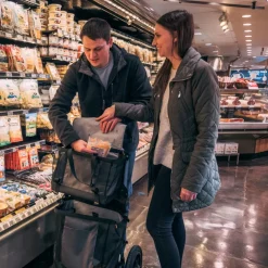 Burley Travoy Upper Market Bag - Bovenste Fietstas 22L - donkergrijs
