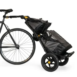 Burley Travoy Upper Market Bag - Bovenste Fietstas 22L - donkergrijs