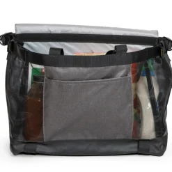 Burley Travoy Upper Market Bag - Bovenste Fietstas 22L - donkergrijs