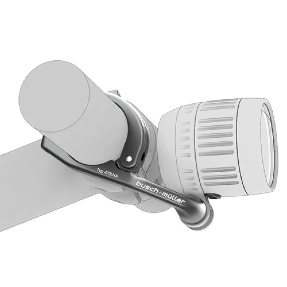 Busch + Müller Handlebar Mounting Bracket - 470LHA35PB - 35 mm
