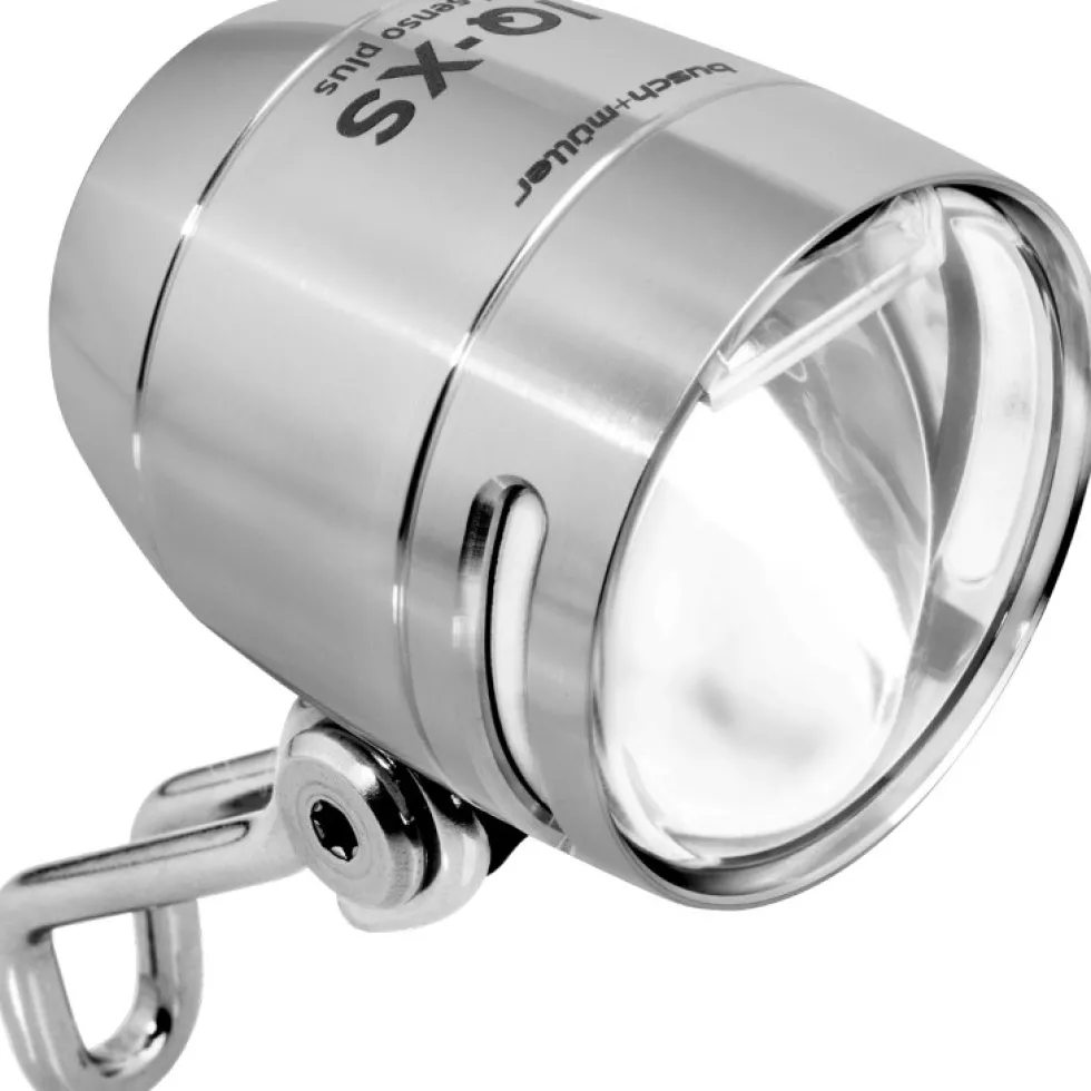 Busch + Müller IQ-XS T Senso Plus Fietslamp Vooraan - 167RTSNDI - silver