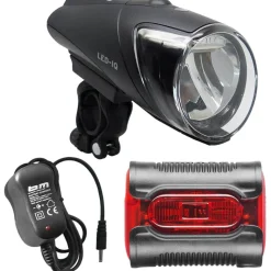 Busch + Müller IXON IQ Premium Front Light + IXBACK Senso Rear Light - 1922QMLA/382 - black