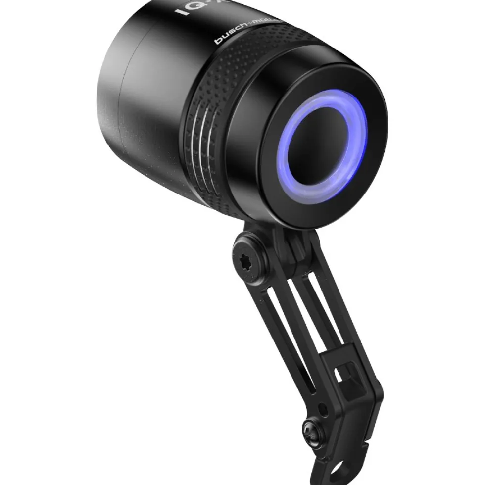 Busch + Müller Lumotec IQ-X E-voorkant verlichting voor e-bikes - 164R60TS7-01 - zwart