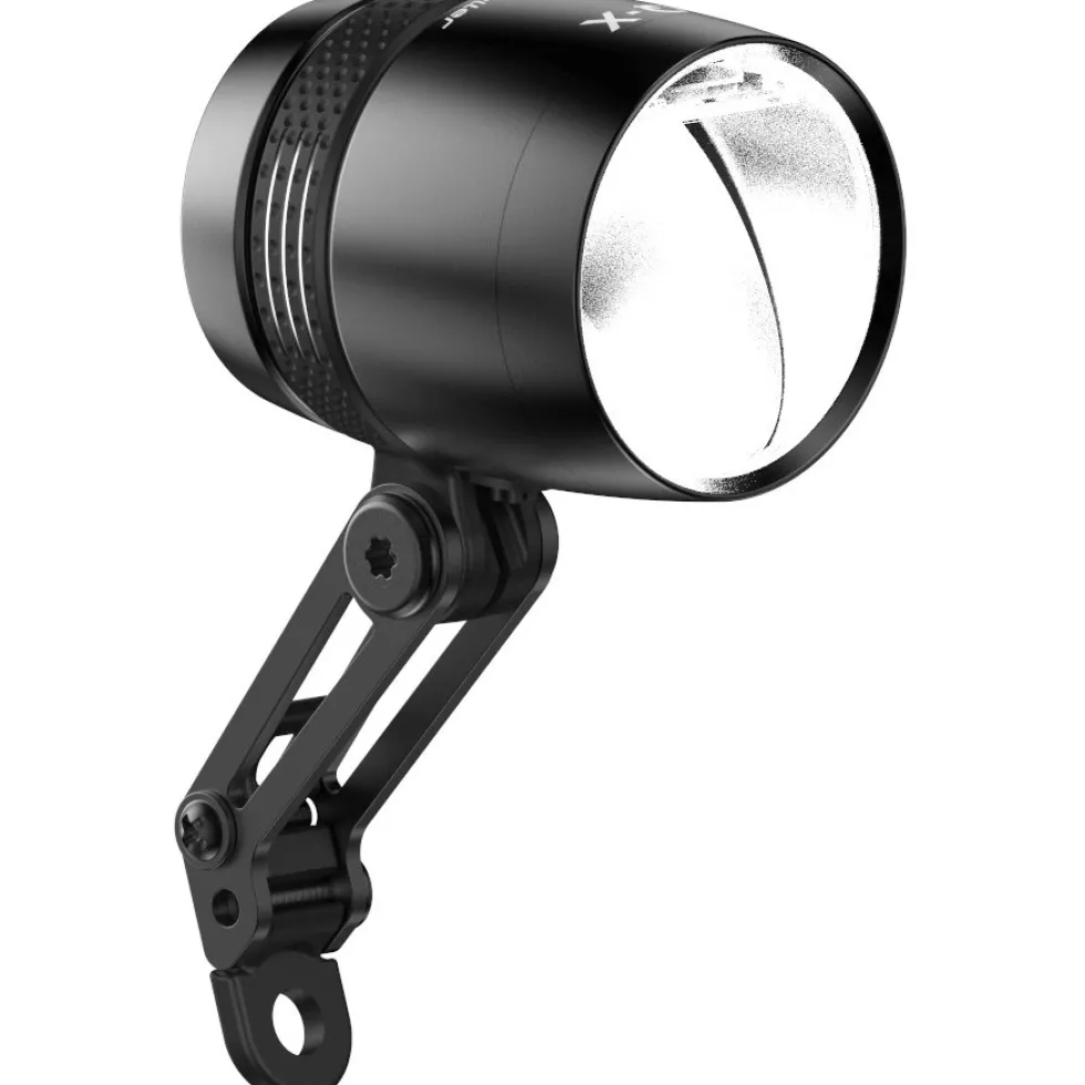 Busch + Müller Lumotec IQ-X E-voorkant verlichting voor e-bikes - 164R60TS7-01 - zwart