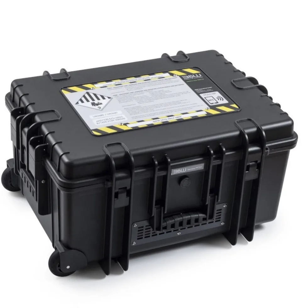 B&W battery.case P908.16 Accutransportkoffer - zwart