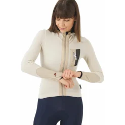 Racefietsjacks|Winterjassen < Café du Cycliste Ingrid Jas Dames - pearl grey