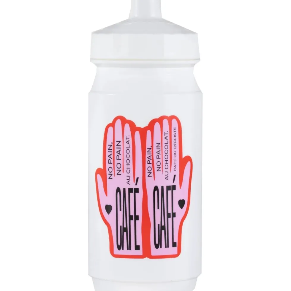 Café du Cycliste x Café Factory Team Drinkfles 550ml - white/bloom pink