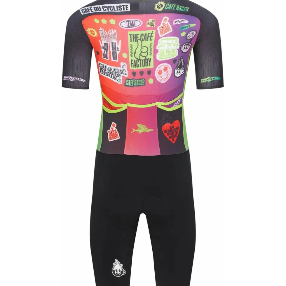 Café du Cycliste x Café Factory Team Cerise Racebody Heren - black