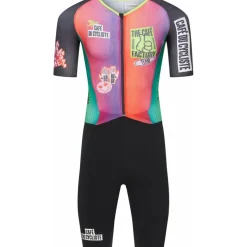 Café du Cycliste x Café Factory Team Cerise Racebody Heren - black