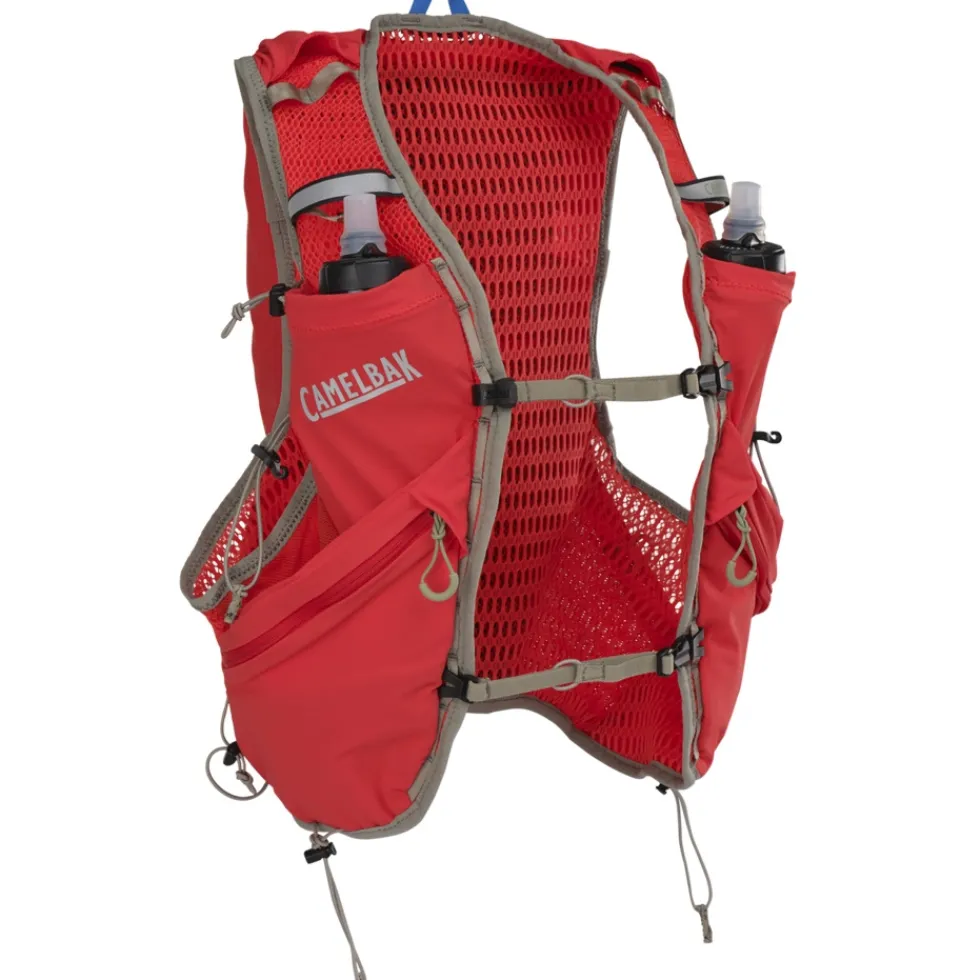 CamelBak Apex Pro 12L Hardloopvest + 2 x 500ml Quick Stow™ Flasks - scarlet