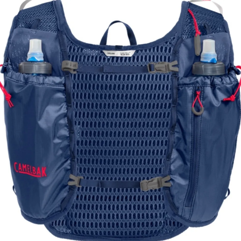 CamelBak Trail Run 7L Vest + 2 x 500 ml Quick Stow™-flessen - deep sea