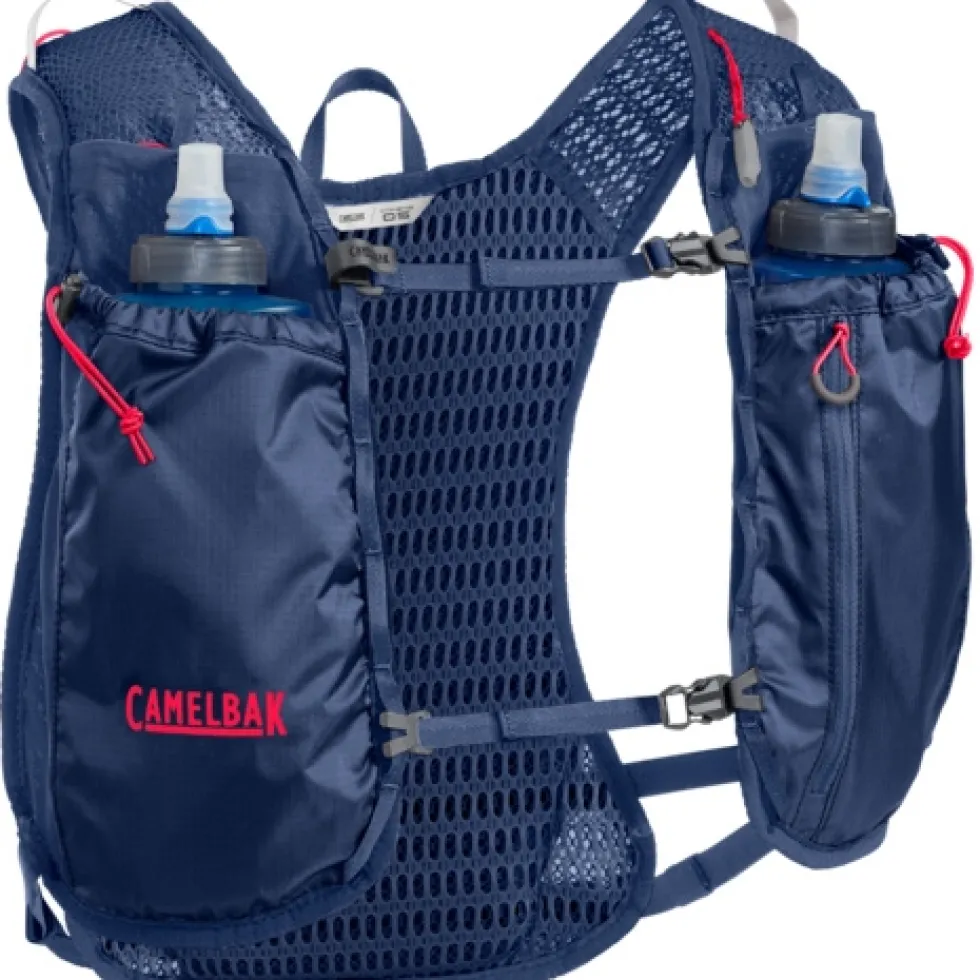CamelBak Trail Run 7L Vest + 2 x 500 ml Quick Stow™-flessen - deep sea