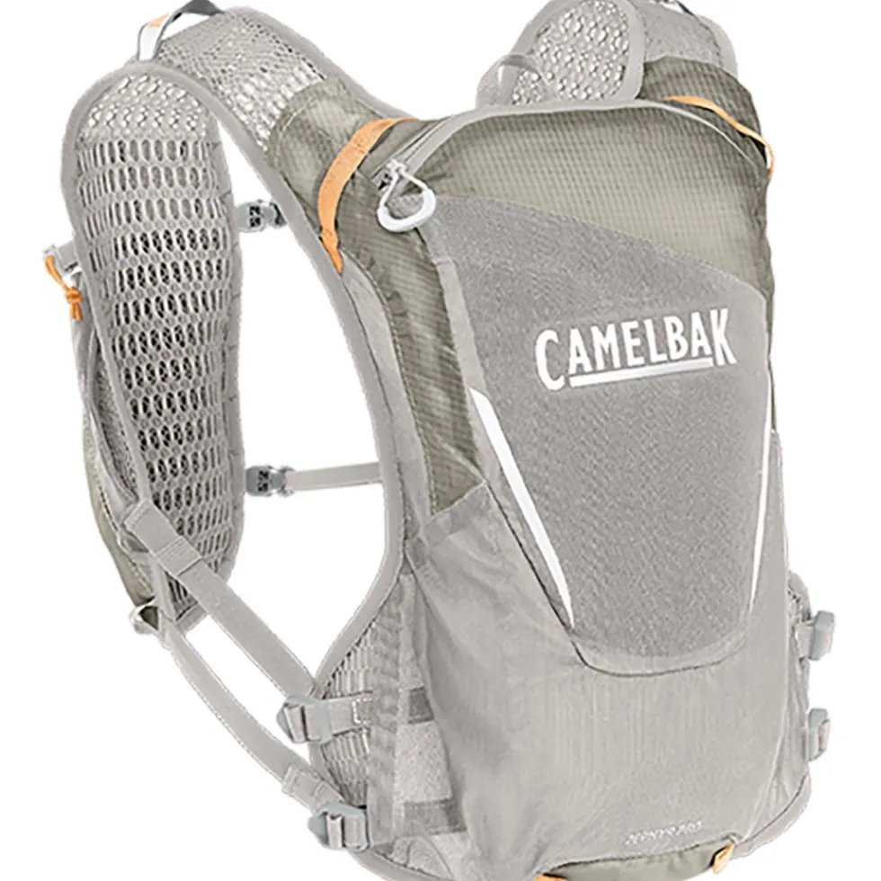 CamelBak Zephyr Pro 12 Hardloop-Bodywarmer Dames + 2 x 500ml Quick Stow™ Flasks - flint grey