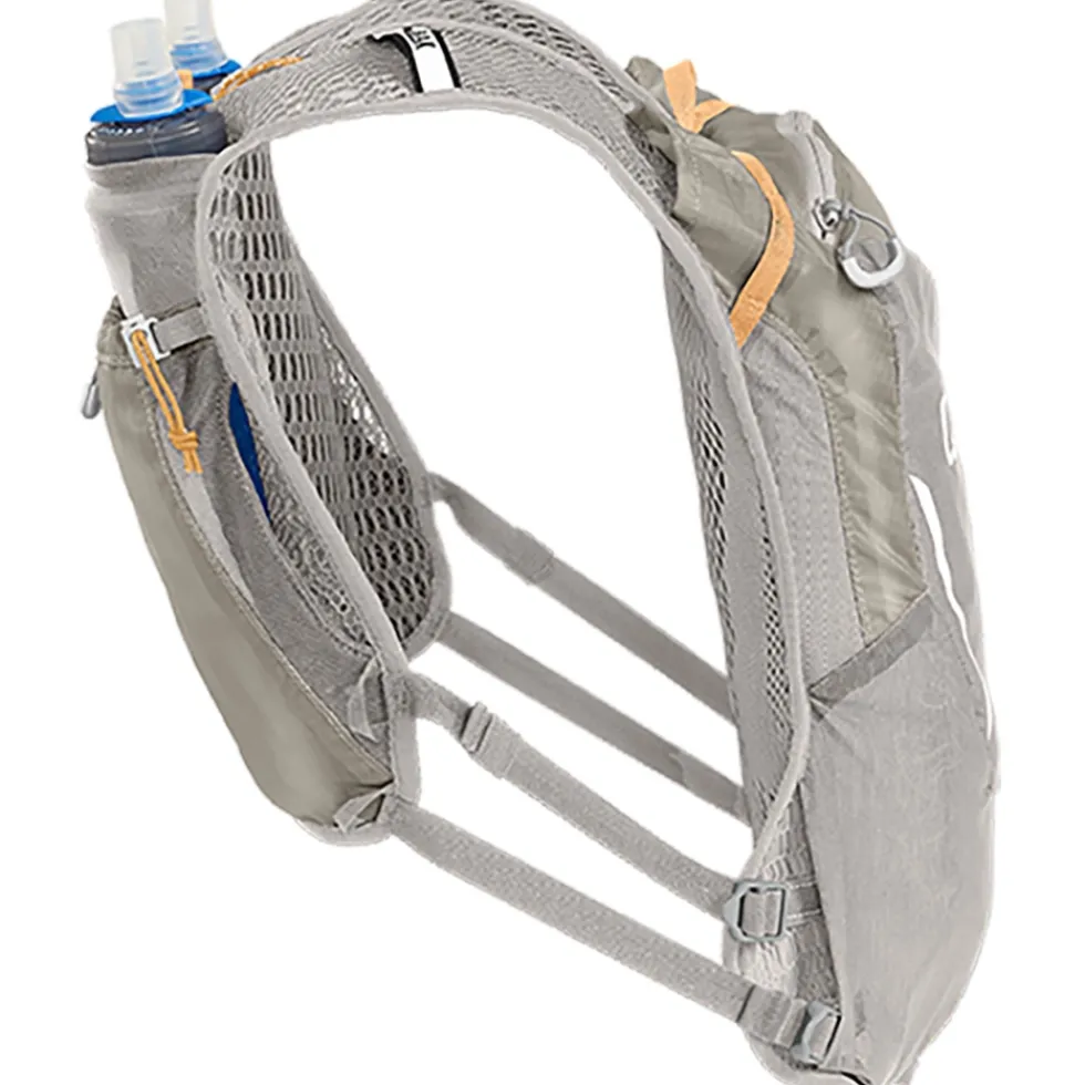 CamelBak Zephyr Pro 12 Hardloop-Bodywarmer Dames + 2 x 500ml Quick Stow™ Flasks - flint grey