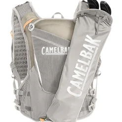 CamelBak Zephyr Pro 12 Hardloop-Bodywarmer Dames + 2 x 500ml Quick Stow™ Flasks - flint grey
