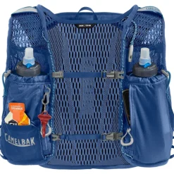 CamelBak Zephyr Pro 12 Hardloop-Bodywarmer + 2 x 500ml Quick Stow™ Flasks - galaxy blue