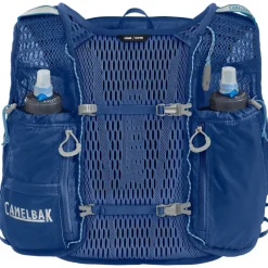 CamelBak Zephyr Pro 12 Hardloop-Bodywarmer + 2 x 500ml Quick Stow™ Flasks - galaxy blue