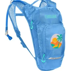 Drinkrugzakken < CamelBak Mini M.U.L.E. 5L Drinkrugzak voor kinderen + 1,5 liter Crux-reservoir - blauw/palm