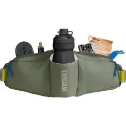 CamelBak Podium Flow 2L Heuptas + 620 ml Podium Dirt bike-fles - dusty olive