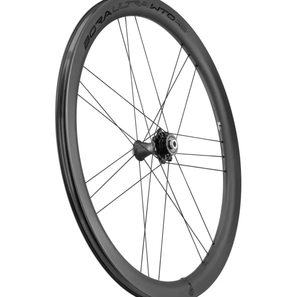 Campagnolo Bora Ultra WTO 45 C23 DB Wielset - 28" | Carbon | 2-Way Fit | AFS - 12x100mm | 12x142mm - N3W | zwart mat