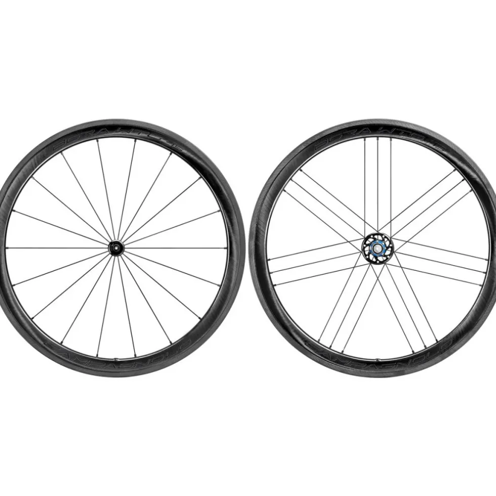Campagnolo Bora WTO 45 Wielset - 28" | Carbon | 2-Way Fit - QR 100/130 - Dark