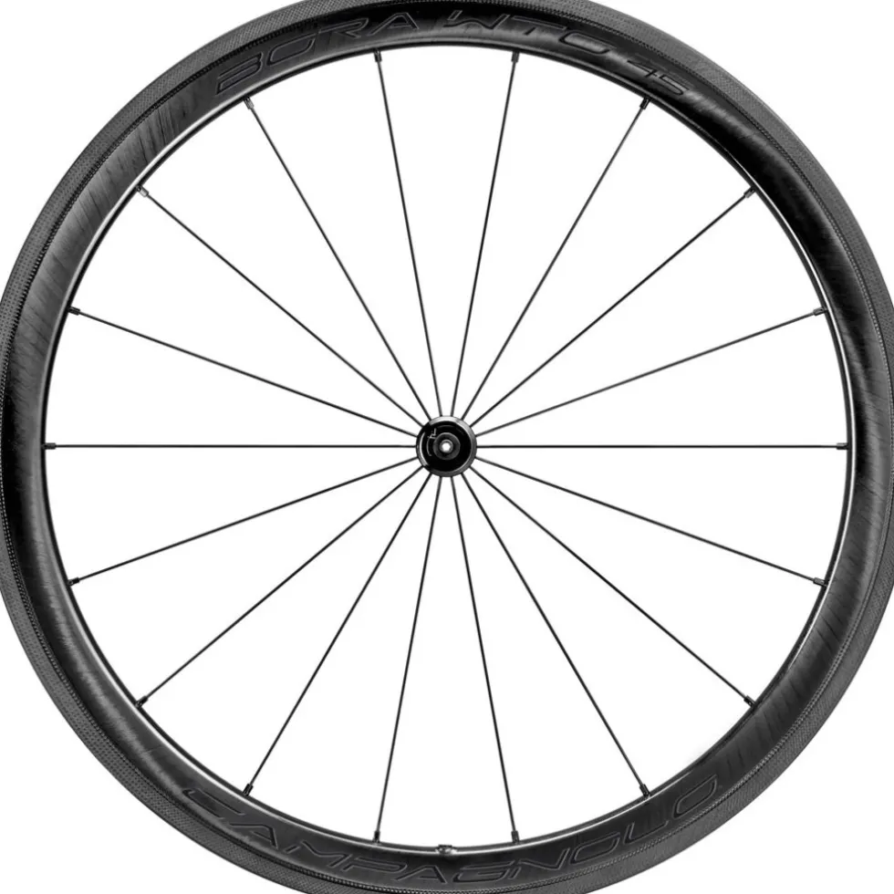 Campagnolo Bora WTO 45 Wielset - 28" | Carbon | 2-Way Fit - QR 100/130 - Dark