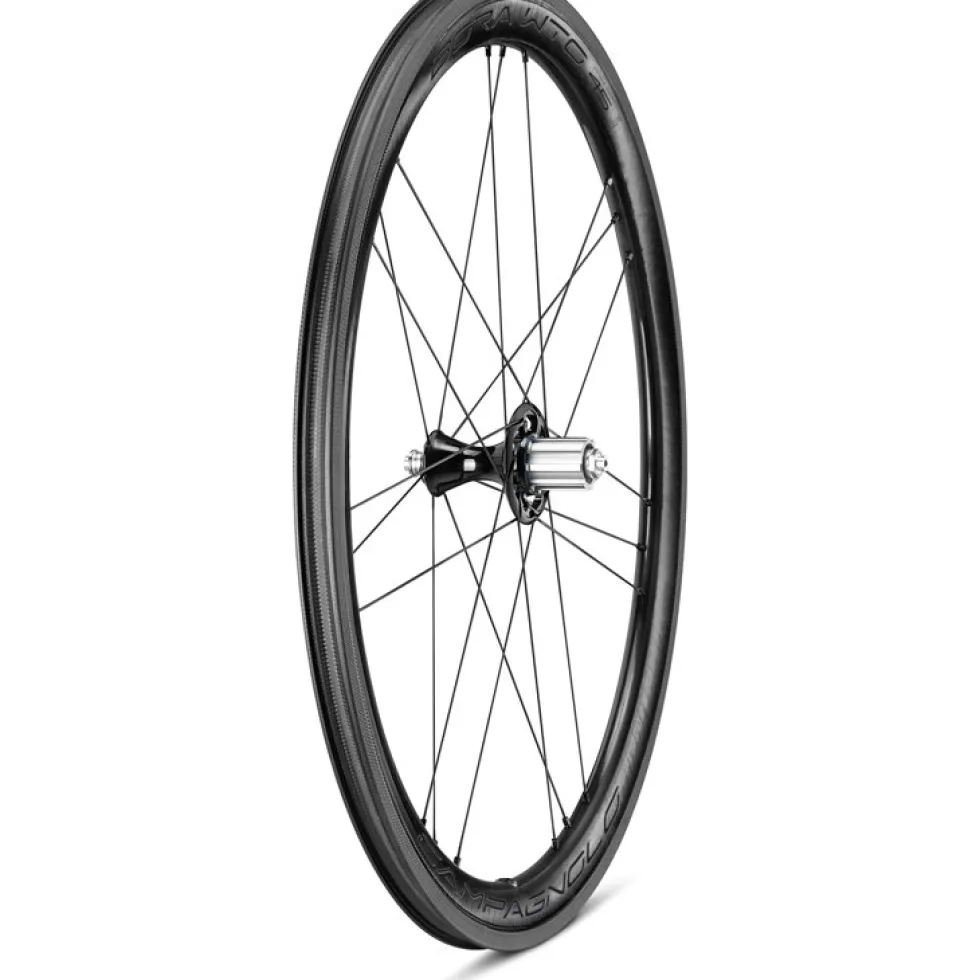 Campagnolo Bora WTO 45 Wielset - 28" | Carbon | 2-Way Fit - QR 100/130 - Dark