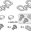 Campagnolo ProFit Metal Clamp and Srews PD-RE200