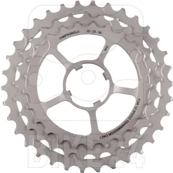 Campagnolo Set Rondsel voor Super Record 12-Voudig Cassette - 25-29-34 Tanden - zilver