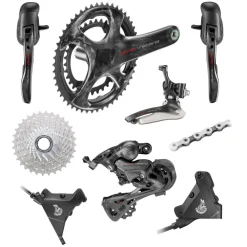 Campagnolo Super Record groepset 2x12-speed - hydraulische schijfrem - Flat Mount