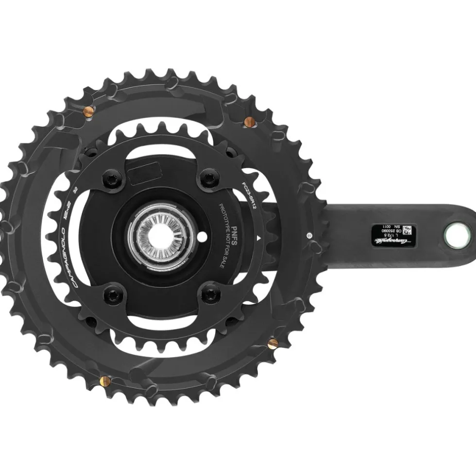 Campagnolo Super Record S WRL Powermeter Crankset - Carbon | Ultra Torque | 2x12-voudig