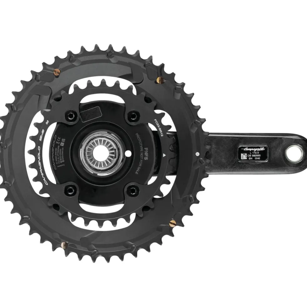 Campagnolo Super Record WRL Powermeter Crankset - Carbon | Ultra Torque | 2x12-voudig