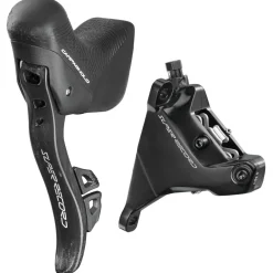 Groepsets < Campagnolo Super Record WRL Schakelgroep 2x12-Voudig - Hydraulische Schijfrem - Flat Mount - Powermeter Crankset