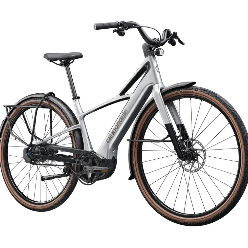 Cannondale FLYING V 1 - 28" Carbon City E-Bike - 2026 - zilver