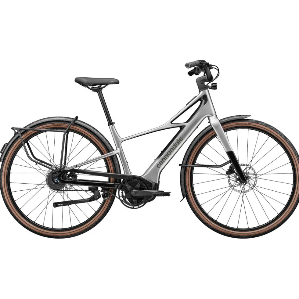 Cannondale FLYING V 1 - 28" Carbon City E-Bike - 2026 - zilver