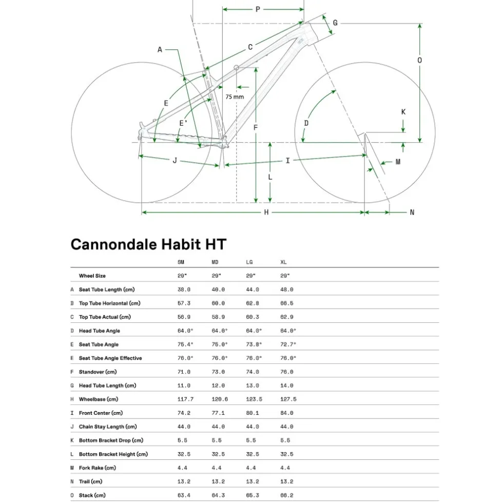 Cannondale HABIT HT 2 - 29" Mountainbike - 2026 - obsidian