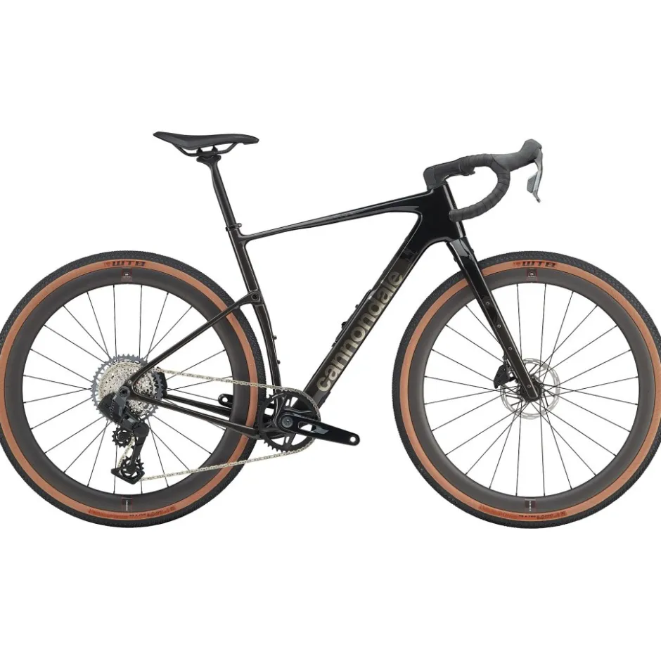 Gravelbikes Bikepacking < Cannondale TOPSTONE Carbon 1 - SRAM Rival AXS XPLR - Gravelbike - 2026 - zwart