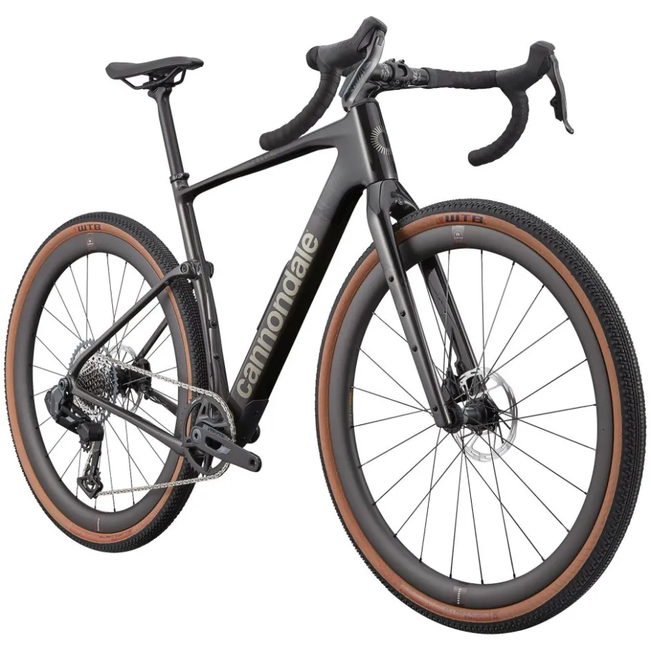 Gravelbikes Bikepacking < Cannondale TOPSTONE Carbon 1 - SRAM Rival AXS XPLR - Gravelbike - 2026 - zwart
