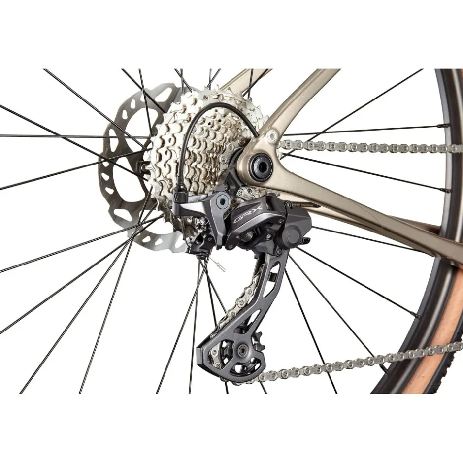 Gravelbikes Bikepacking < Cannondale TOPSTONE Carbon 3 - 2X Shimano GRX - Gravelbike - 2026 - chalk