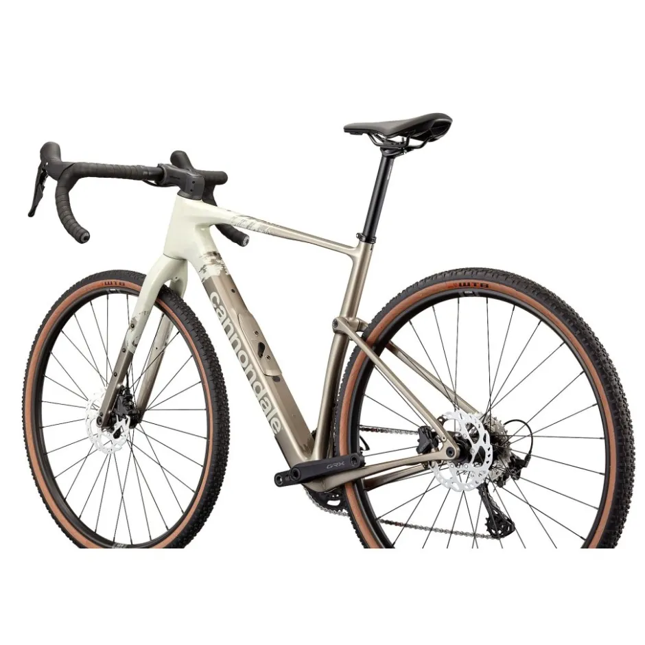 Gravelbikes Bikepacking < Cannondale TOPSTONE Carbon 3 - 2X Shimano GRX - Gravelbike - 2026 - chalk