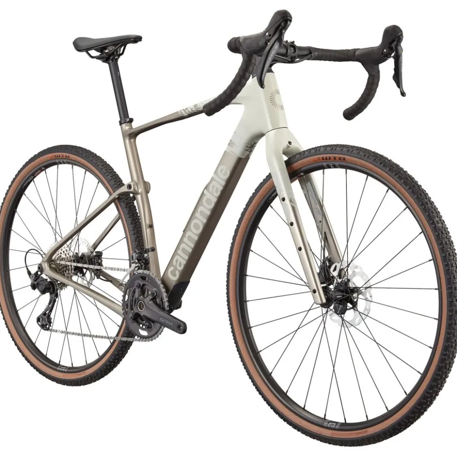 Gravelbikes Bikepacking < Cannondale TOPSTONE Carbon 3 - 2X Shimano GRX - Gravelbike - 2026 - chalk