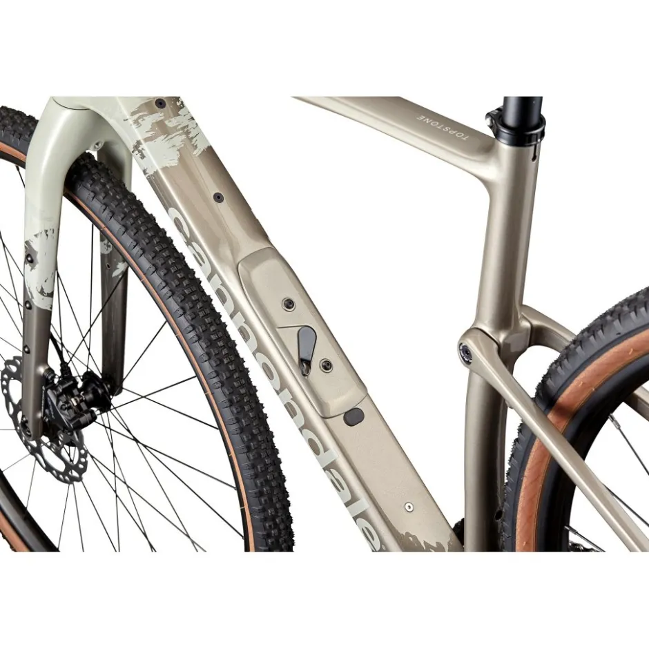 Gravelbikes Bikepacking < Cannondale TOPSTONE Carbon 3 - 2X Shimano GRX - Gravelbike - 2026 - chalk