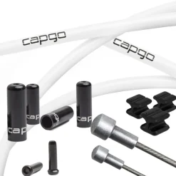 capgo Remkabelset - Orange Line | Kevlar/PTFE - Road (Campagnolo) | wit