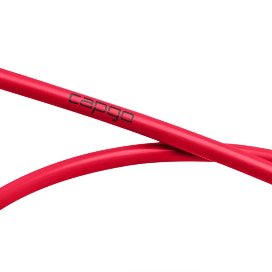 Bowdenkabels En Buitenkabels < capgo Schakelkabelhoes - Blue Line | 4mm | PTFE - tomato red | 3000mm