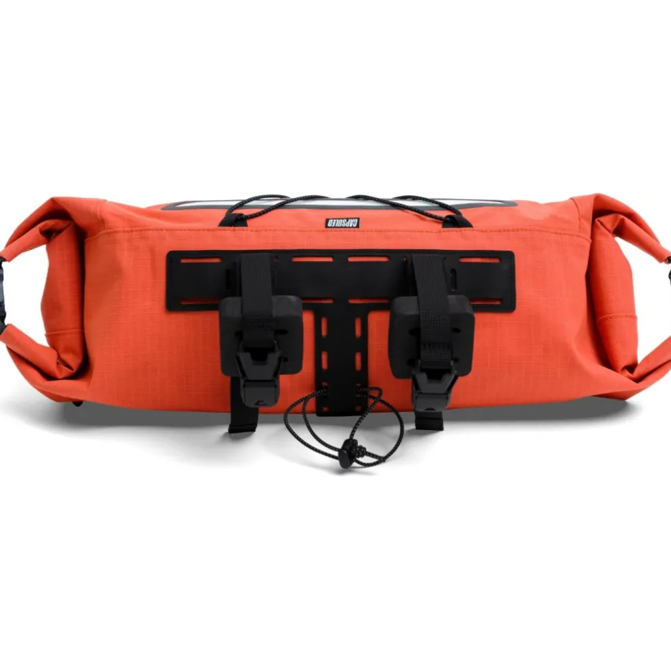 Capsuled Handlebar Bag Stuurtas - 7L - Orange Rust