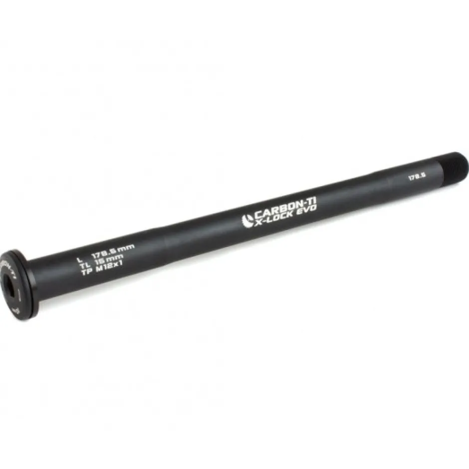 Snelspanners En Steekassen < Carbon-Ti X-Lock EVO Steekas - 12x148mm Boost - M12x1.0mm - Lengte 178.5mm - zwart