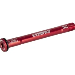 Carbon-Ti X-Lock EVO Steekas - 12x100mm - M12x1.5mm - Lengte 120mm - rood
