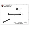 Snelspanners En Steekassen < Carbon-Ti X-Lock EVO Thru Axle - 12x100mm - X-12 - M12x1.0mm - Length 117mm - black