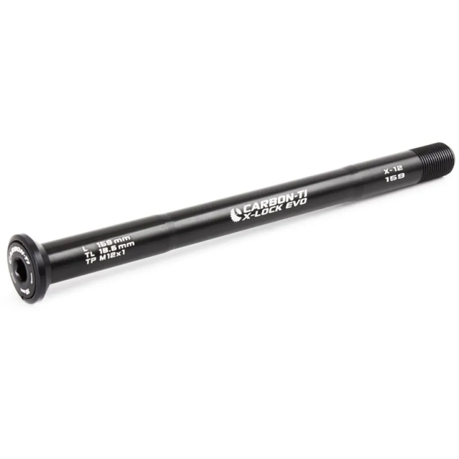 Snelspanners En Steekassen < Carbon-Ti X-Lock EVO Thru Axle - 12x142mm - X-12 - M12x1.0mm - Length 159mm - black