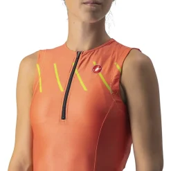 Castelli Free 2 Tri Tank Dames - coral flash 583